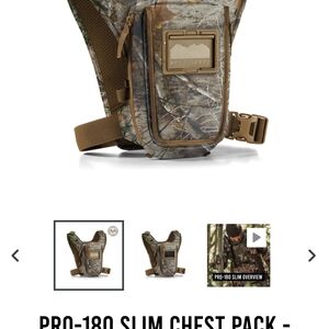 First Lite Pro-180 Slim Chest Pack - Camouflage